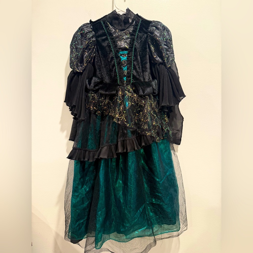 Wicked witch child costume size small. In excellent pre-owned condition.